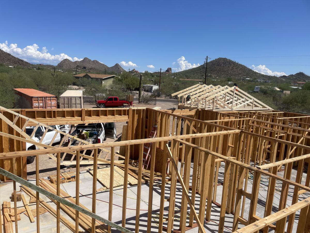 Commercial building frame