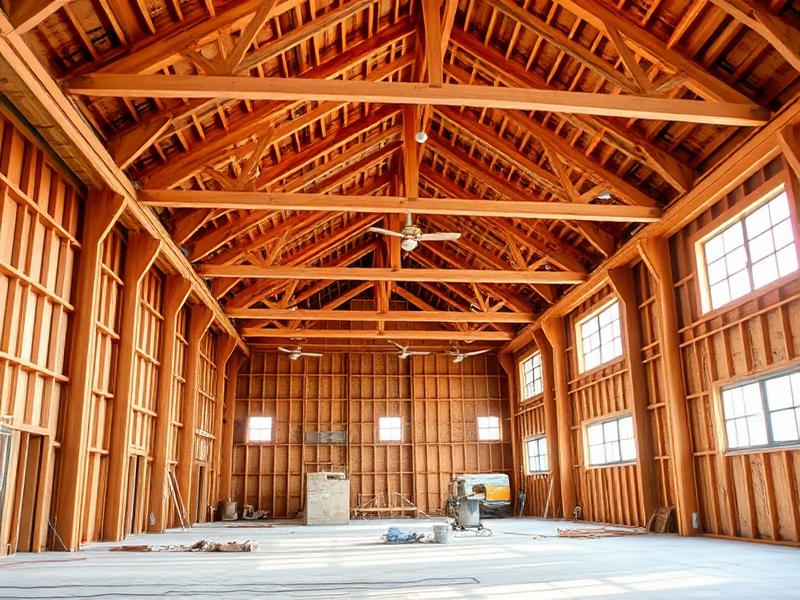 Commercial timber framing